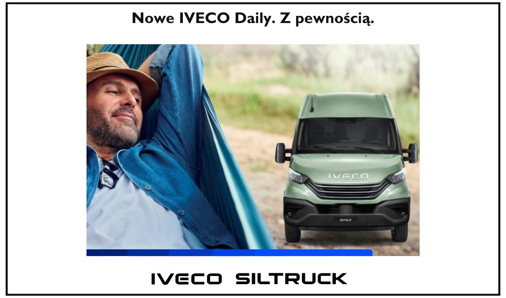 Nowe IVECO Daily. Z pewnością.