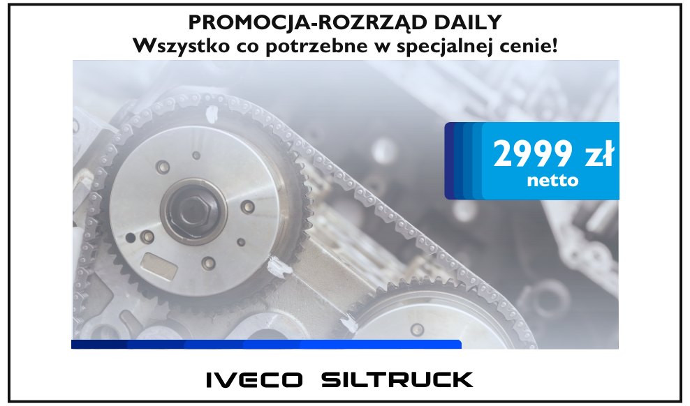 Wymiana rozrządu w Daily-promocyjna cena za cześci i usługę